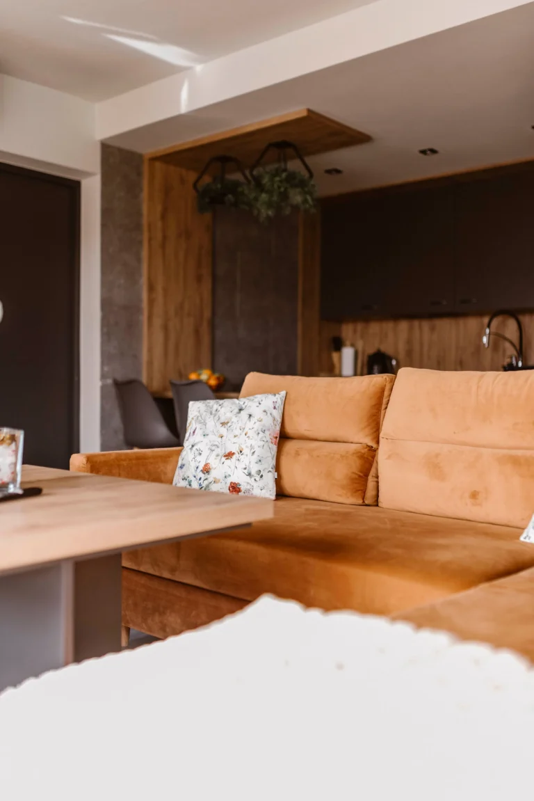 Wnętrze domku z wygodnym wypoczynkiem – domek Szczytowisko